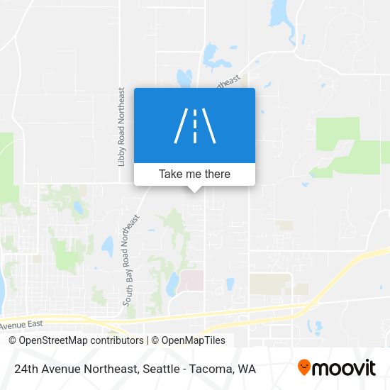Mapa de 24th Avenue Northeast