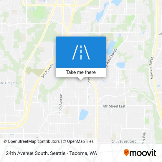 24th Avenue South map