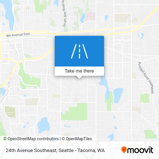 24th Avenue Southeast map