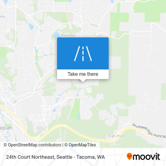 Mapa de 24th Court Northeast