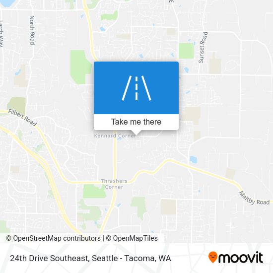 24th Drive Southeast map