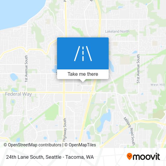24th Lane South map