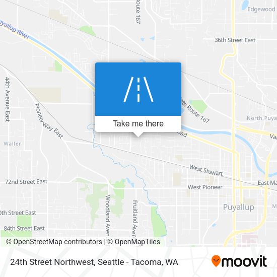 24th Street Northwest map