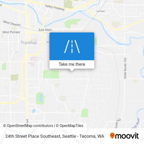 Mapa de 24th Street Place Southeast