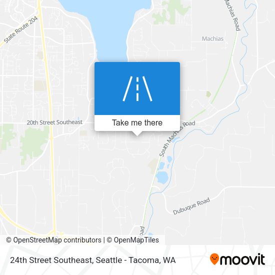 Mapa de 24th Street Southeast