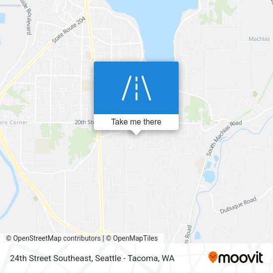 24th Street Southeast map