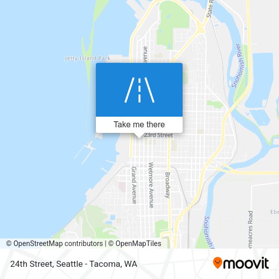 24th Street map