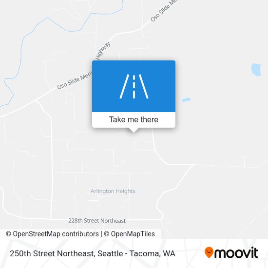 Mapa de 250th Street Northeast
