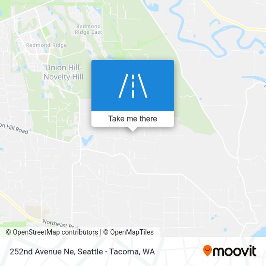 252nd Avenue Ne map