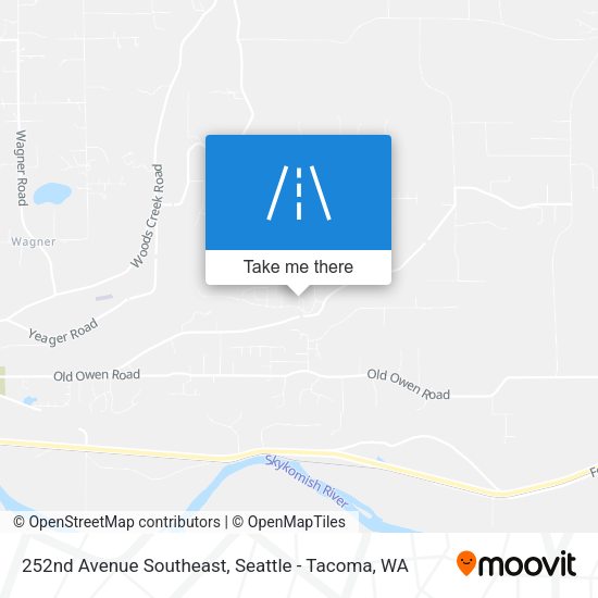 Mapa de 252nd Avenue Southeast