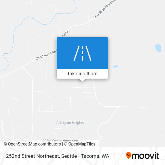 252nd Street Northeast map