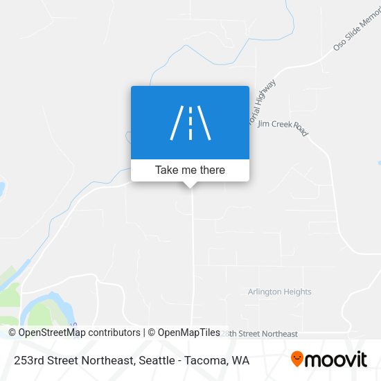 Mapa de 253rd Street Northeast