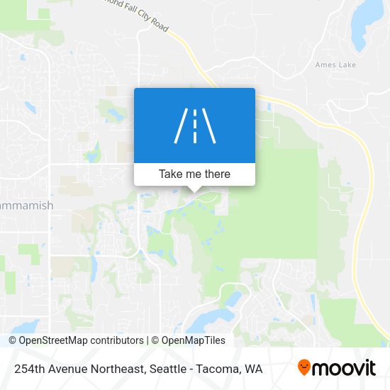 Mapa de 254th Avenue Northeast