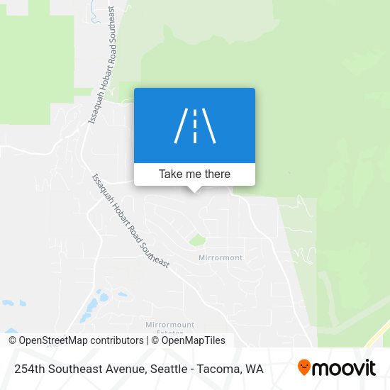 Mapa de 254th Southeast Avenue