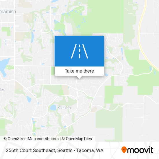 Mapa de 256th Court Southeast