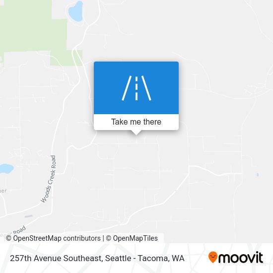 Mapa de 257th Avenue Southeast