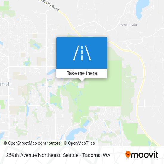 Mapa de 259th Avenue Northeast
