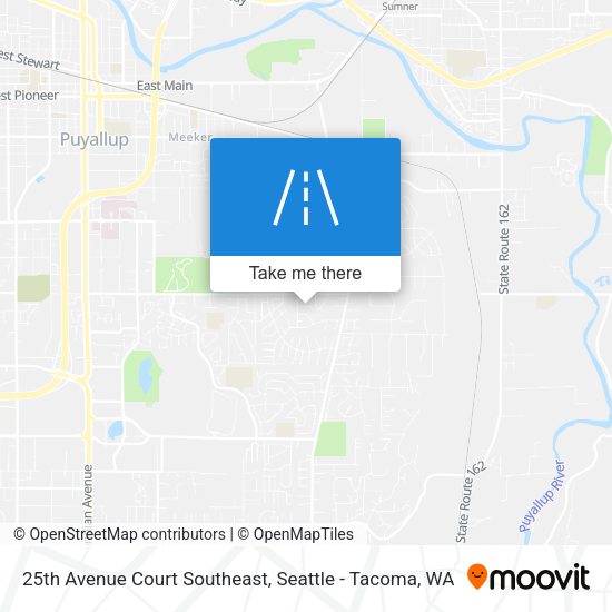 Mapa de 25th Avenue Court Southeast