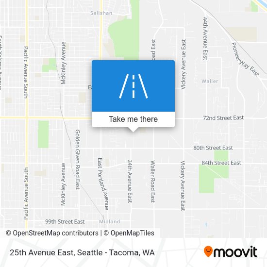 Mapa de 25th Avenue East