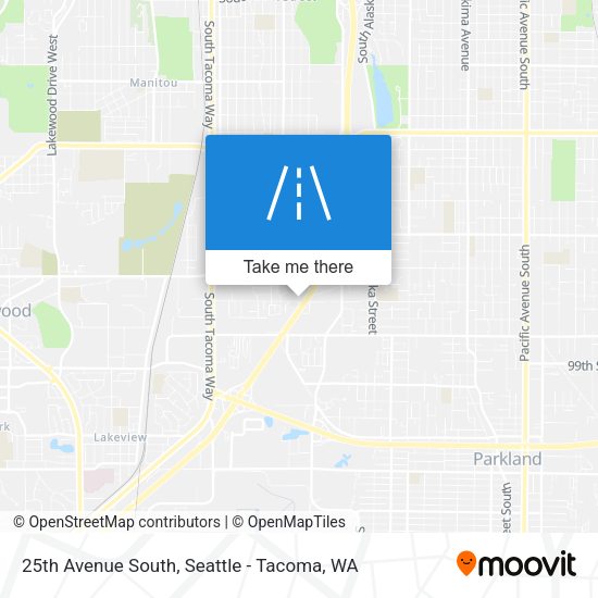 25th Avenue South map