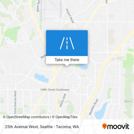 Mapa de 25th Avenue West