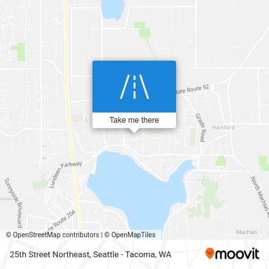25th Street Northeast map
