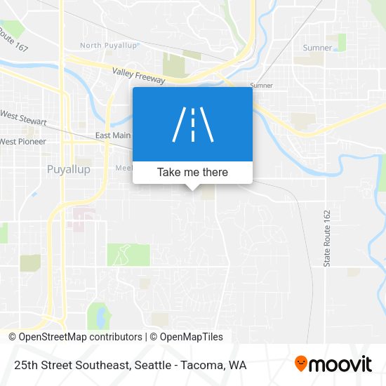 Mapa de 25th Street Southeast