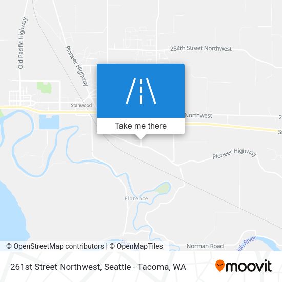 261st Street Northwest map