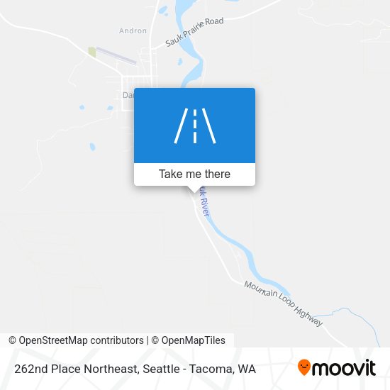 262nd Place Northeast map