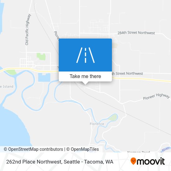 Mapa de 262nd Place Northwest
