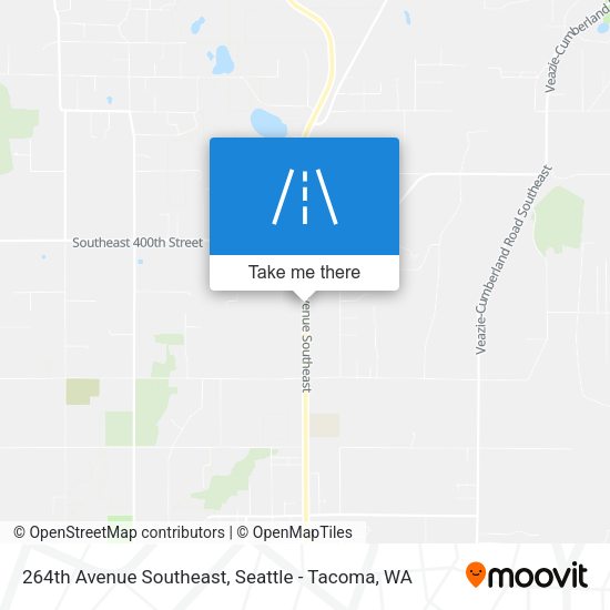264th Avenue Southeast map