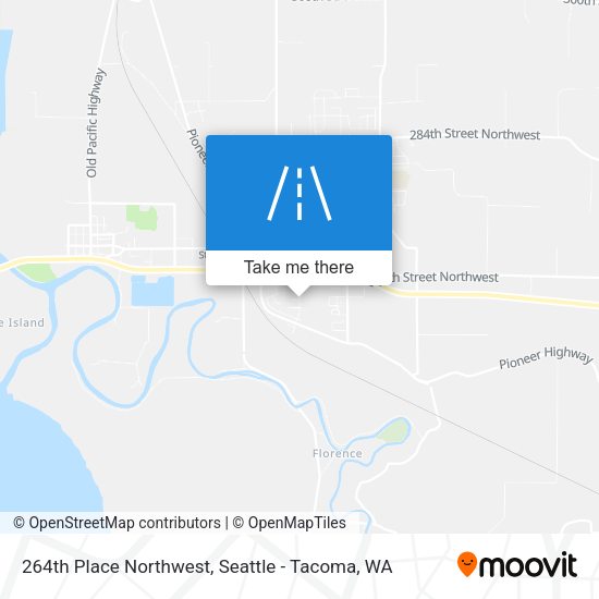 Mapa de 264th Place Northwest