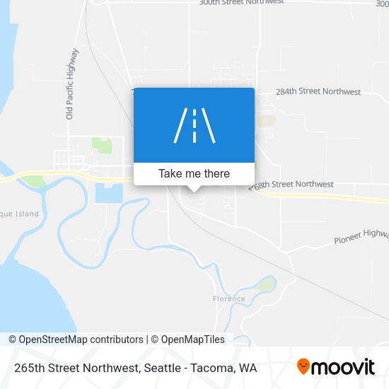 Mapa de 265th Street Northwest
