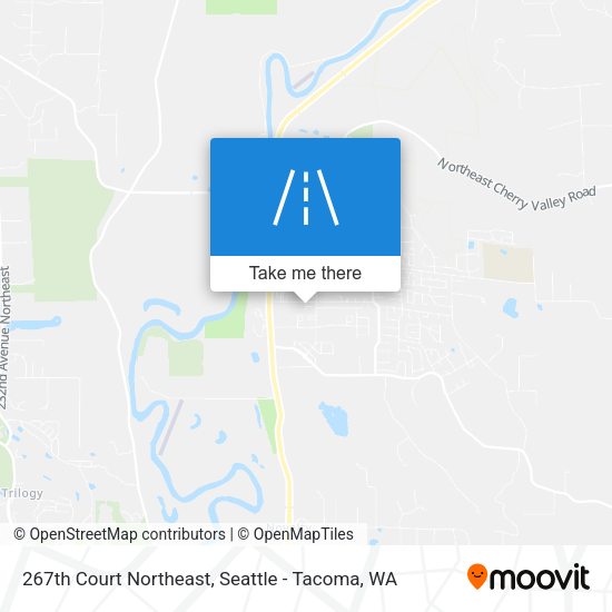 Mapa de 267th Court Northeast