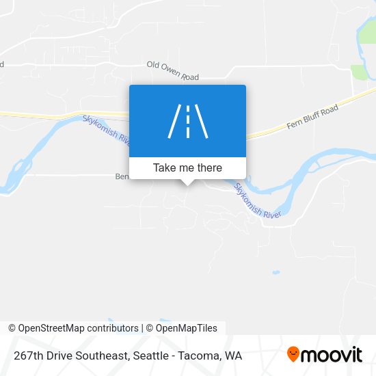 Mapa de 267th Drive Southeast