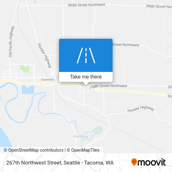 267th Northwest Street map