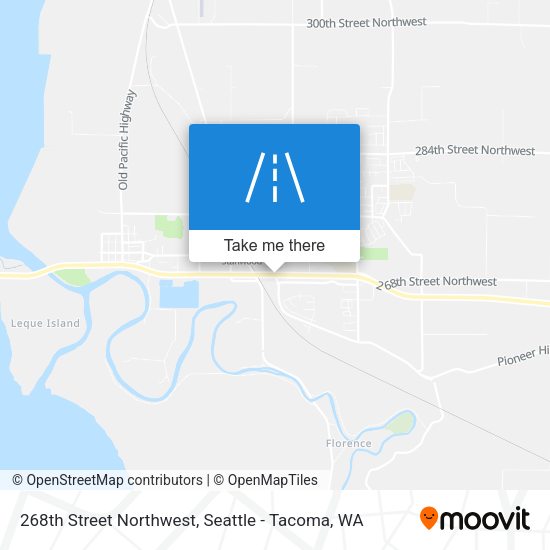 268th Street Northwest map