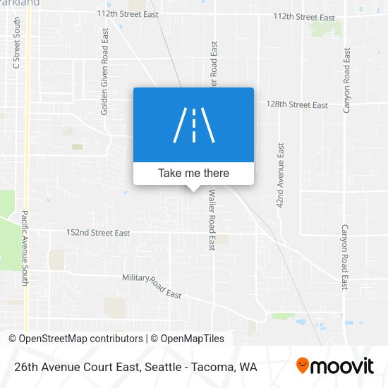 26th Avenue Court East map