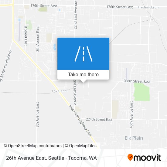Mapa de 26th Avenue East