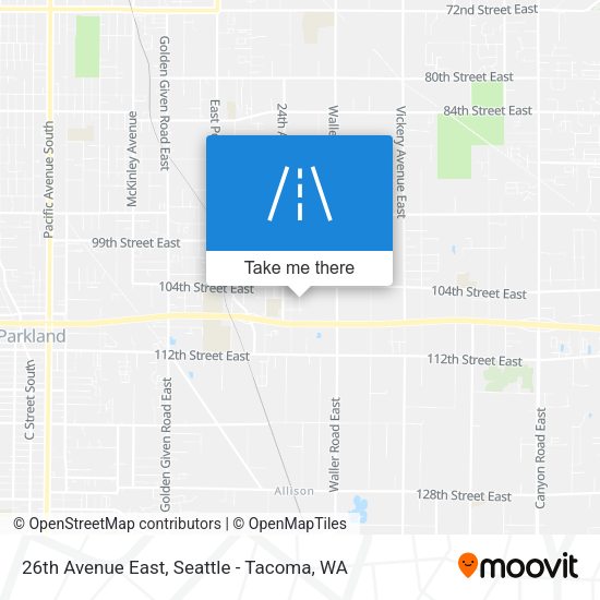 26th Avenue East map