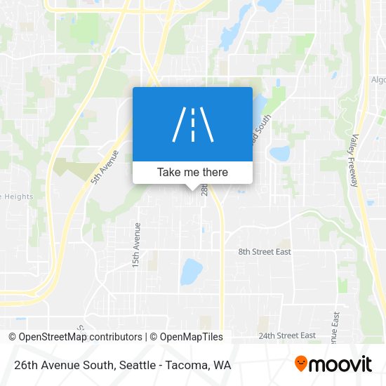 26th Avenue South map