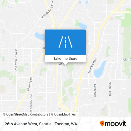 26th Avenue West map