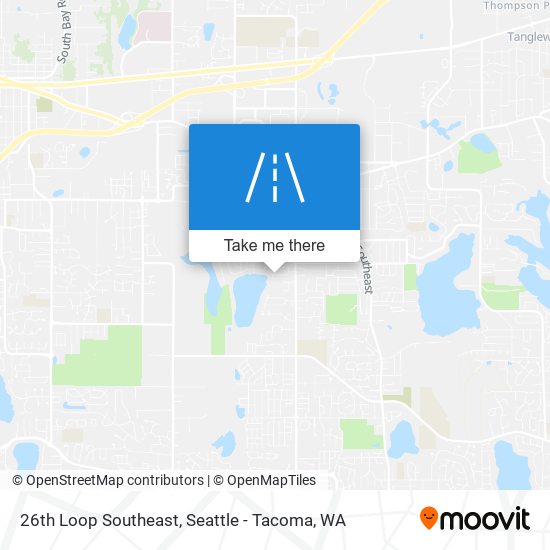 26th Loop Southeast map