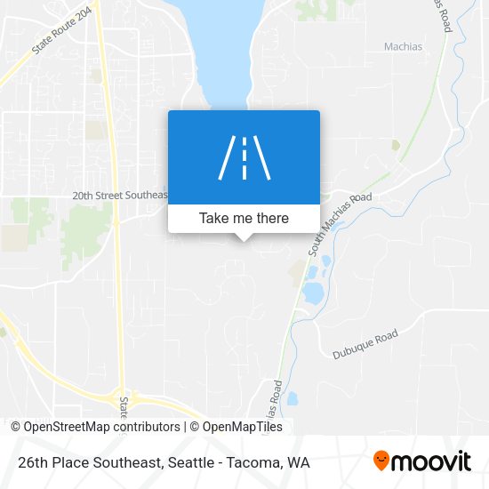 Mapa de 26th Place Southeast