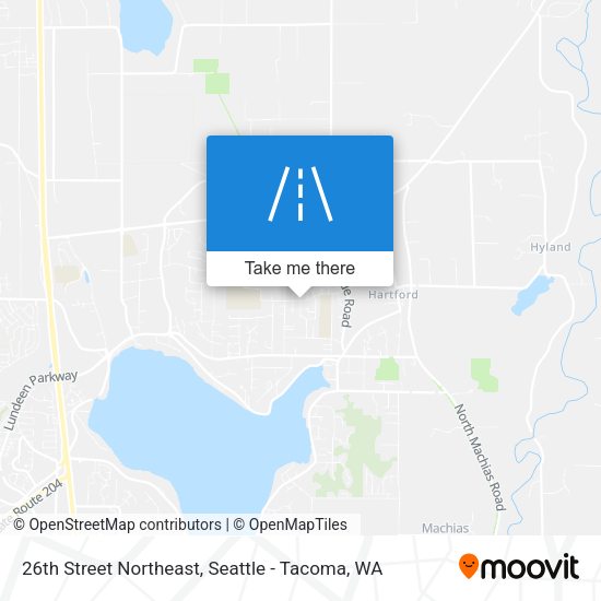 26th Street Northeast map