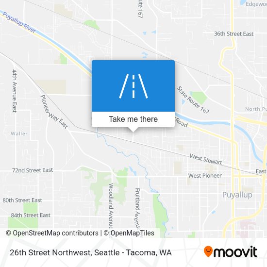 Mapa de 26th Street Northwest