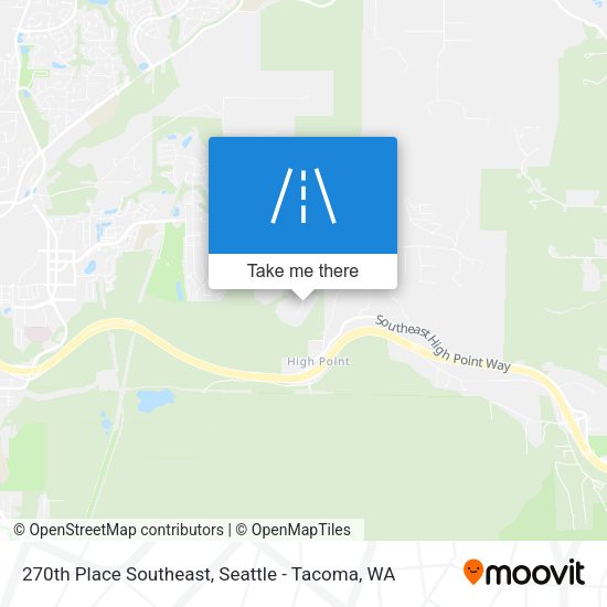 270th Place Southeast map