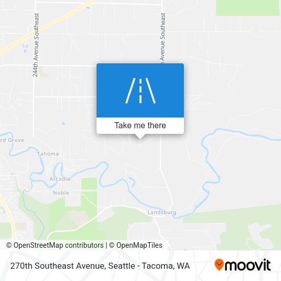 270th Southeast Avenue map