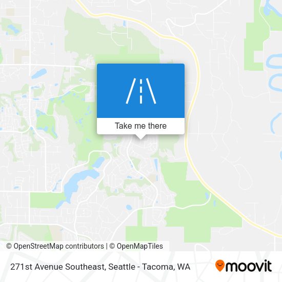 Mapa de 271st Avenue Southeast