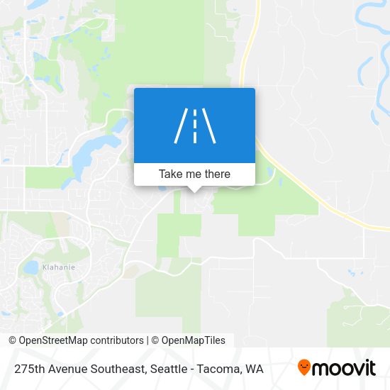 Mapa de 275th Avenue Southeast